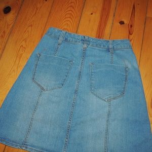 Mini Jean Skirt